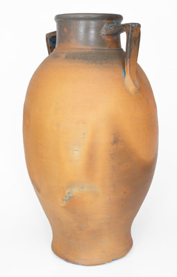 Rare Monumental Salt-Glazed Stoneware Urn, possibly J. Swank & Co., Johnstown, PA