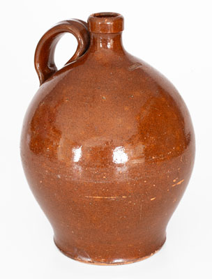 Fine J. BELL (John Bell, Waynesboro, PA) Redware Jug, c1840