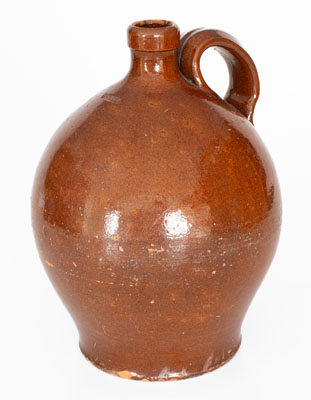 Fine J. BELL (John Bell, Waynesboro, PA) Redware Jug, c1840