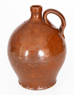 Fine J. BELL (John Bell, Waynesboro, PA) Redware Jug, c1840