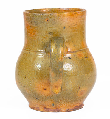 Glazed Redware Vase, probably New England, early to mid 19th century