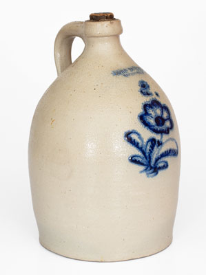 Two-Gallon JOHN BURGER / ROCHESTER, New York Stoneware Jug, c1860