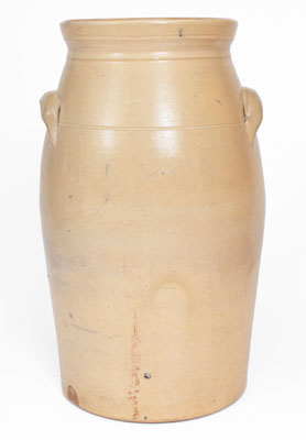 Rare Eight-Gallon HART BRO'S. & LAZIER / BELLEVILLE / ONT. Stoneware Bird Churn