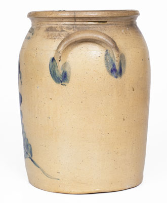 Rare WILLSON S & YOUNG / HARRISBURG, PA Stoneware Jar, circa 1855