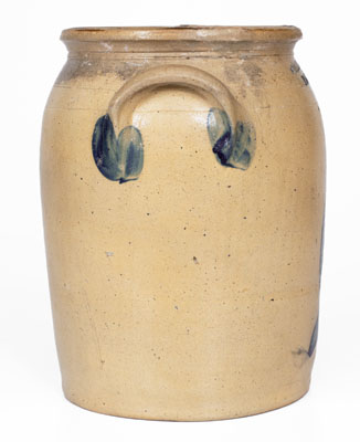 Rare WILLSON S & YOUNG / HARRISBURG, PA Stoneware Jar, circa 1855