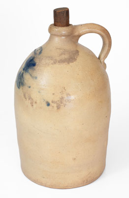 Rare T.H. WILLSON & CO / HARRISBURG, PA Stoneware Jug, circa 1852-55