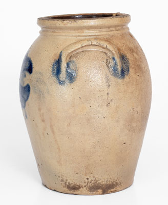 One-Gallon HARRISBURG, PA Stoneware Jar, attrib. John Young Pottery, circa 1856-58