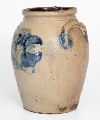 One-Gallon HARRISBURG, PA Stoneware Jar, attrib. John Young Pottery, circa 1856-58