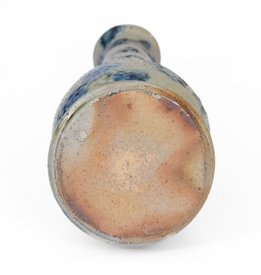 Fine Sponge-Decorated American Stoneware Vase, circa 1850-80