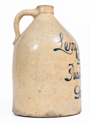 Dover, Delaware Advertising Jug, attrib. Fulper, Flemington, NJ