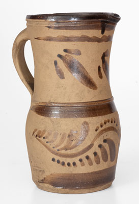 New Geneva or Greensboro, PA Tanware Pitcher, c1885