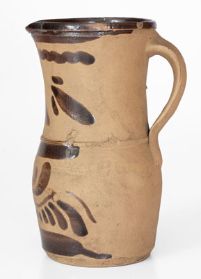 New Geneva or Greensboro, PA Tanware Pitcher, c1885