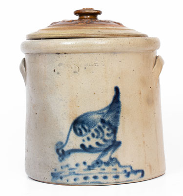 BRADY & RYAN / ELLENVILLE, N.Y. Stoneware Chicken Crock