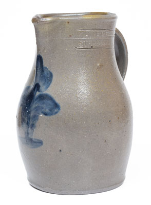 Half-Gallon W.H. LEHEW & CO. / STRASBURG, VA Stoneware Pitcher