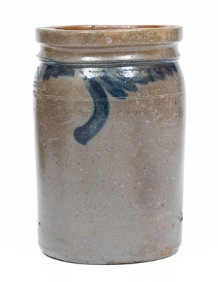 Half-Gallon J. KEISTER & CO / STRASBURG, VA Cobalt-Decorated Stoneware Jar