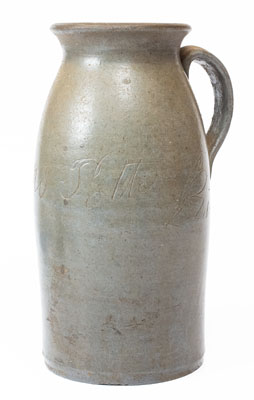 Extremely Rare Putnam County, Tennessee Stoneware Jar: 