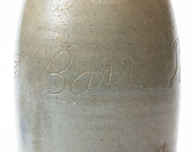 Extremely Rare Putnam County, Tennessee Stoneware Jar: 