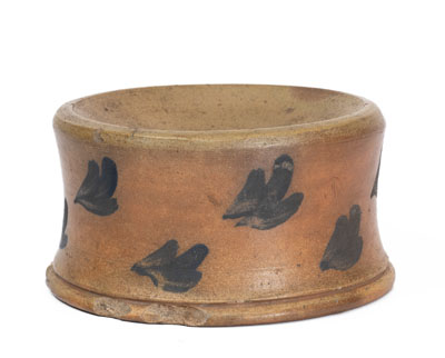 COWDEN & WILCOX / HARRISBURG, PA Stoneware Spittoon, circa 1865