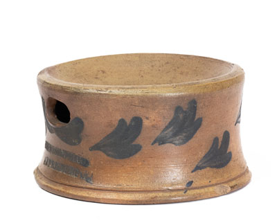 COWDEN & WILCOX / HARRISBURG, PA Stoneware Spittoon, circa 1865