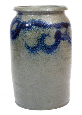 Extremely Rare Stoneware Jar with Script 