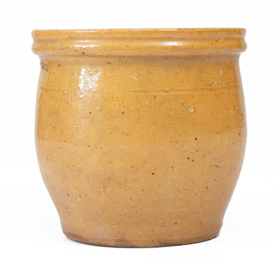 JOHN BELL (Waynesboro, Pennsylvania) Glazed Redware Jar