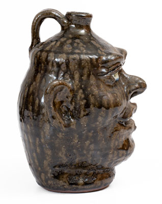 Lanier Meaders Pottery Face Jug, Cleveland, Georgia, circa 1985