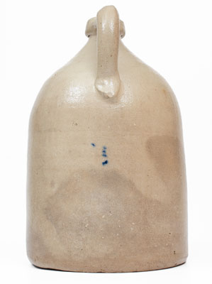Two-Gallon WHITE'S UTICA, New York Stoneware Jug w/ Cobalt Bird Decoration