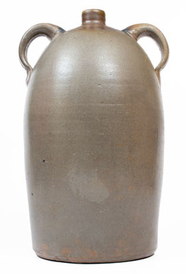 Five-Gallon R.T. WILLIAMS / NEW GENEVA, PA Stoneware Double-Handled Jug, c1880