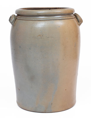 Five-Gallon A.P. Donaghho, / Parkersburg, W. Va. Stoneware Jar, circa 1880