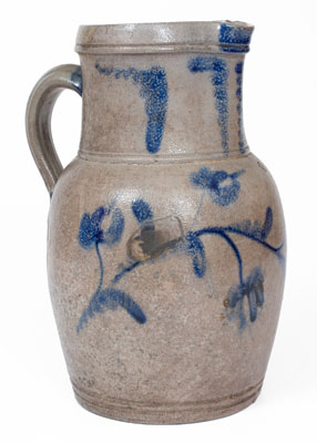 Attrib. Samuel Irvine Pottery, Newville, PA Stoneware Pitcher