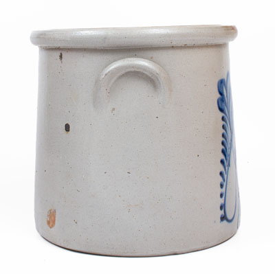 Five-Gallon F. B. NORTON & CO / WORCESTER, MASS Stoneware Parrot Crock