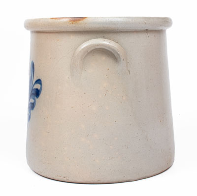 Five-Gallon F. B. NORTON & CO / WORCESTER, MASS Stoneware Parrot Crock