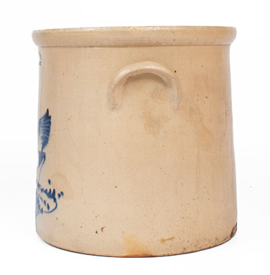 Six-Gallon OTTMAN BRO S / & CO / FORT EDWARD, N.Y. Crock w/ Chicken Pecking Corn