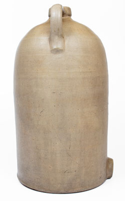 Rare Large-Sized Stoneware Water Cooler attrib. W.J. & E.H. Schrop, Middlebury, Ohio