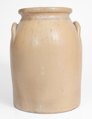 Outstanding J. & E. NORTON / BENNINGTON, VT Stoneware Jar w/ Elaborate Standing Deer Decoration