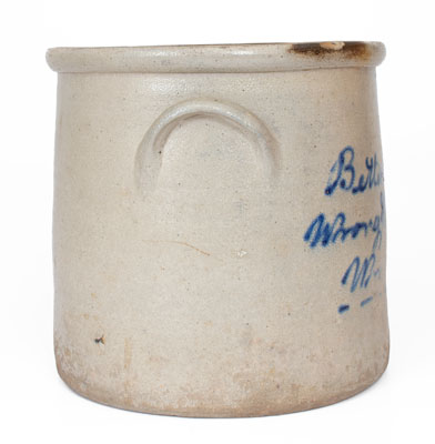 Rare Hartford, CT Stoneware Slogan Crock: 