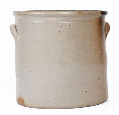 Fine EDMANDS & CO. (Charlestown / Boston, MA) Stoneware Deer Crock, c1860