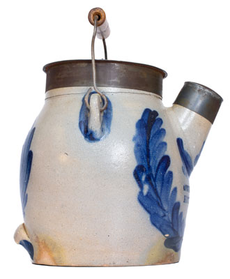 Exceptional COWDEN & WILCOX / HARRISBURG, PA Batter Pail w/ Triple-Wreath Design