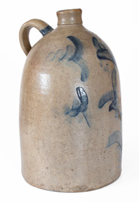 One-and-a-Half-Gallon Beaver, Pennsylvania Stoneware Jug, circa 1875