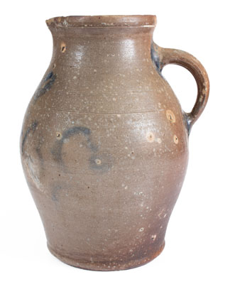 Stoneware Pitcher Inscribed 