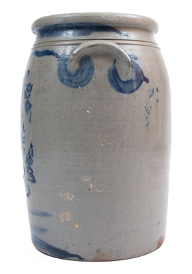 Four-Gallon HAMILTON & JONES / GREENSBORO, PA Stoneware Jar