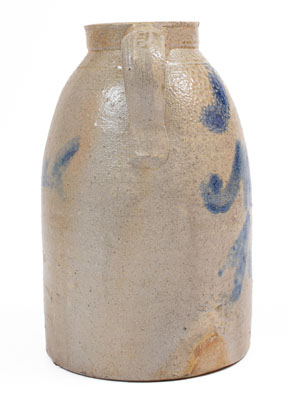 Cobalt-Decorated Ohio Stoneware Canning Jar, Inscribed 