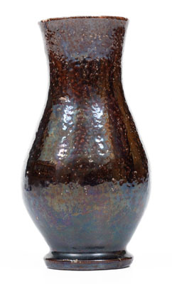 Fine and Scarce BAECHER / WINCHESTER, VA (Anthony Bacher) Redware Vase