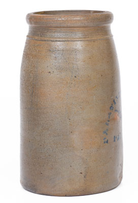 One-Gallon PALATINE POTTERY CO / PALATINE / WVA Pear Canning Jar