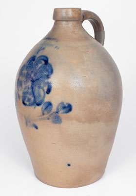 Three-Gallon J.W. COWDEN / HARRISBURG, PA Stoneware Jug, circa 1861-65