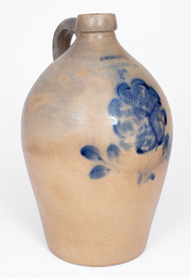 Three-Gallon J.W. COWDEN / HARRISBURG, PA Stoneware Jug, circa 1861-65