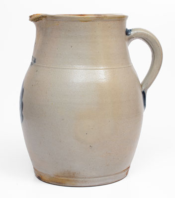 Two-Gallon COWDEN & WILCOX / HARRISBURG, PA Stoneware Pitcher, circa 1865