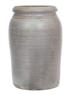 A.P. DONAGHHO / PARKERSBURG, W.Va. Cobalt-Decorated Stoneware Jar