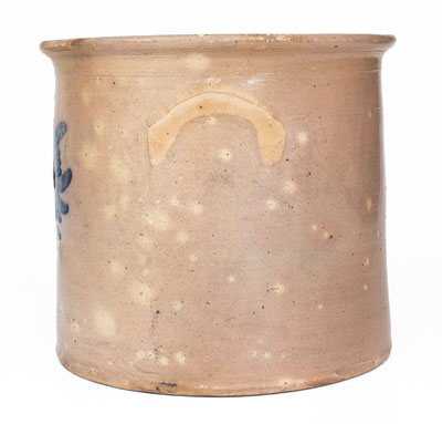 4 Gal. T. G. DAUB / EASTON, PA Stoneware Crock w/ Floral Decoration