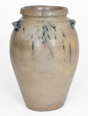 Cobalt-Decorated Stoneware Jar, probably Rockbridge County, VA, circa 1830